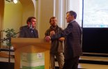 Im Gespräch: Bernd Heinitz, Jens Weber und Dr. Matthias Rößler.  | Foto: Ina Ebert | NABU Sachsen